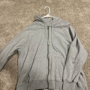 American Eagle Outfitters Light Gray Hoodie